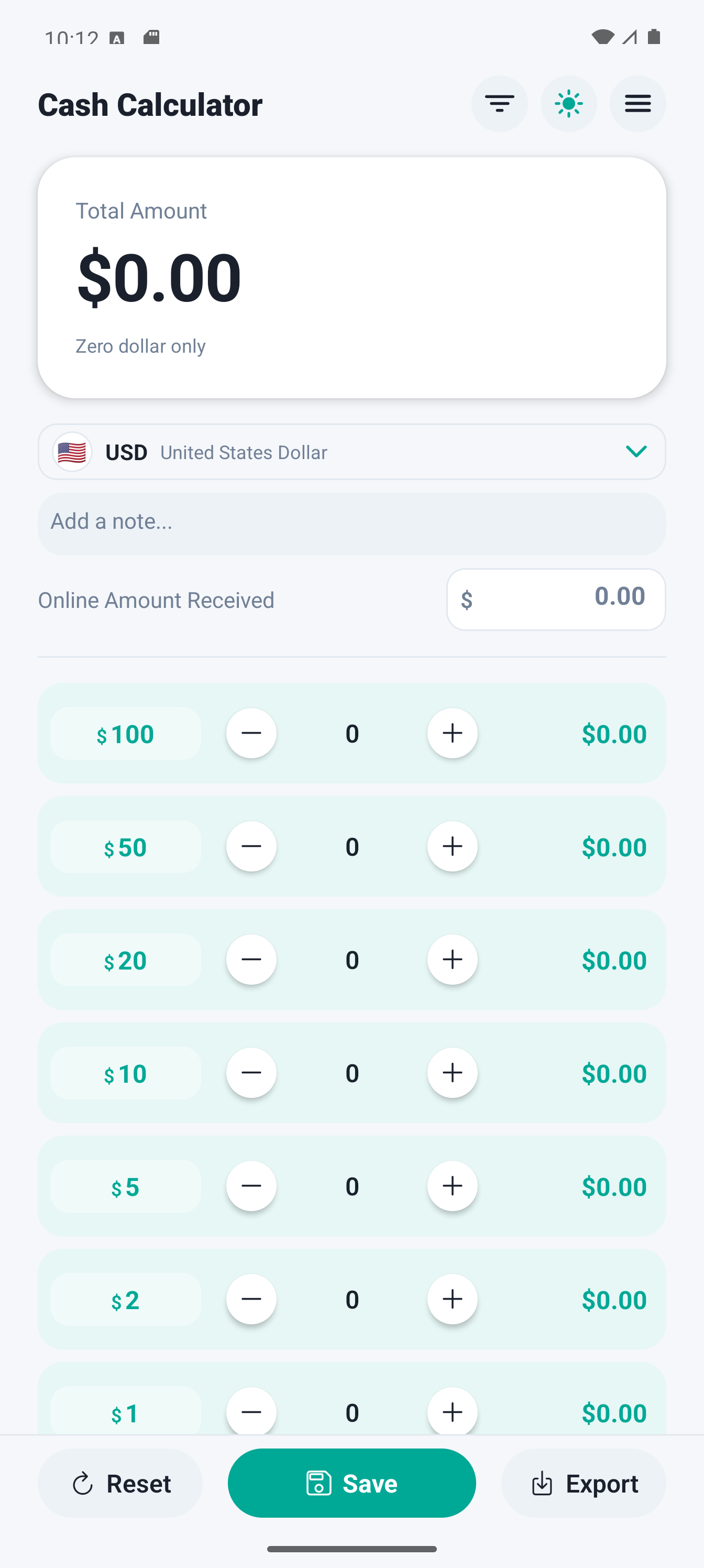 Cash Calculator – Counter screenshot 3